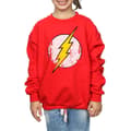 Miniatyrbilde 3 av 5: DC Comics Girls Flash Distressed Logo Sweatshirt