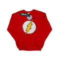 Miniatyrbilde 1 av 5: DC Comics Girls Flash Distressed Logo Sweatshirt