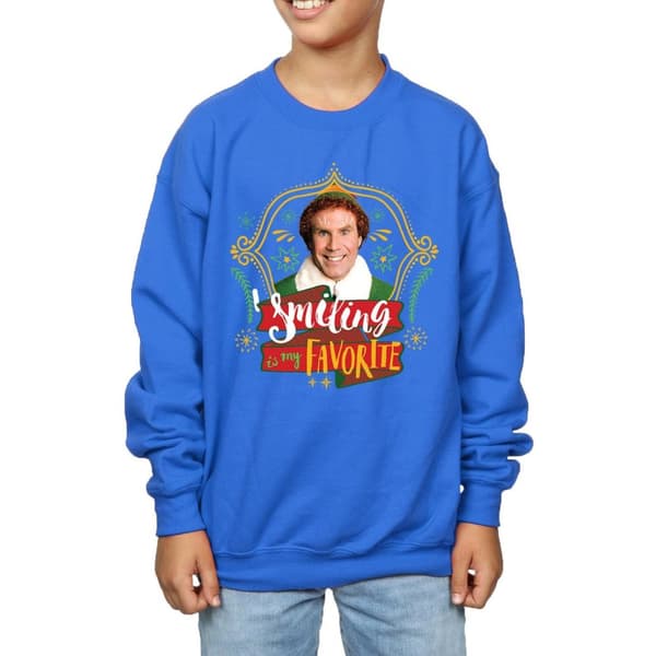 Elf Boys Buddy Smiling Sweatshirt