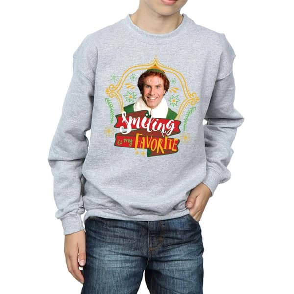 Elf Buddy Smiling-tröja för pojkar