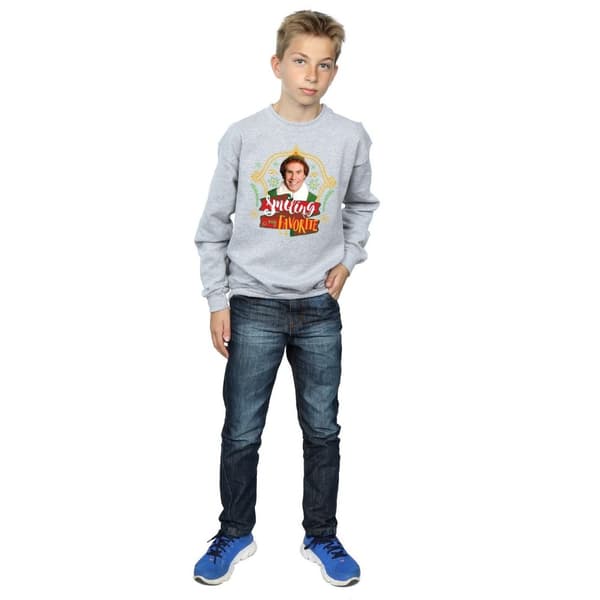Elf Buddy Smiling-tröja för pojkar