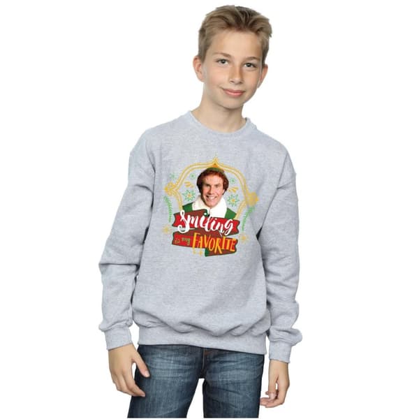 Elf Buddy Smiling-tröja för pojkar