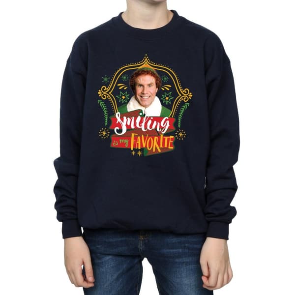 Elf Buddy Smiling-tröja för pojkar