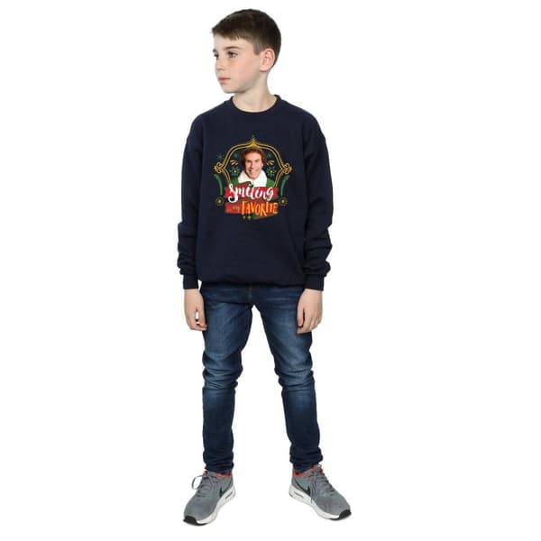 Elf Buddy Smiling-tröja för pojkar