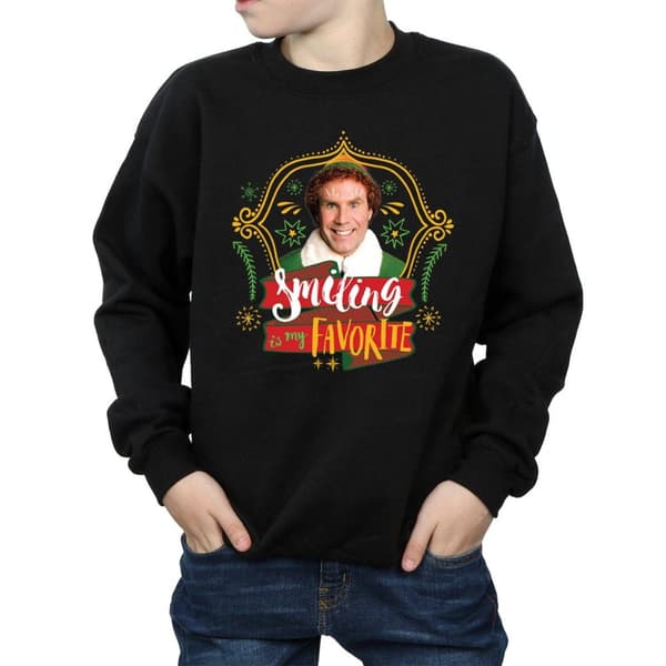 Elf Boys Buddy Smiling Sweatshirt