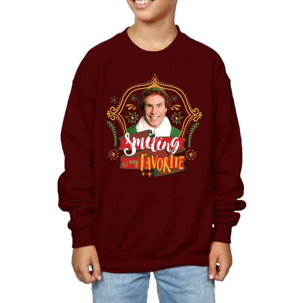 Elf Boys Buddy Smiling Sweatshirt