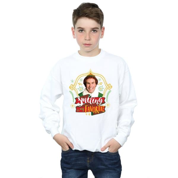 Elf Boys Buddy Smiling Sweatshirt