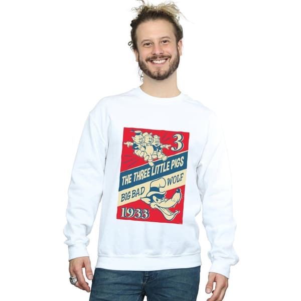 Disney Sweatshirt - Tre små grisar och den stora stygga vargen