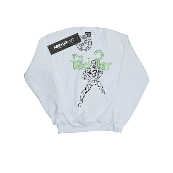 DC Comics Girls The Riddler Mono Action Pose Sweatshirt