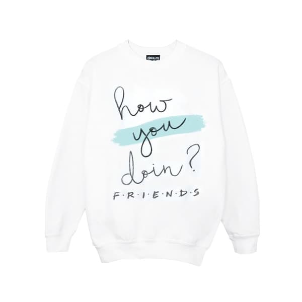 Friends Girls How You Doin? Handwriting Sweatshirt