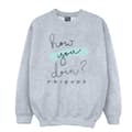 Miniatyrbillede 1 af 4: Friends Girls How You Doin? Handwriting Sweatshirt