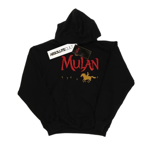Disney Mens Mulan Movie Logo Hoodie