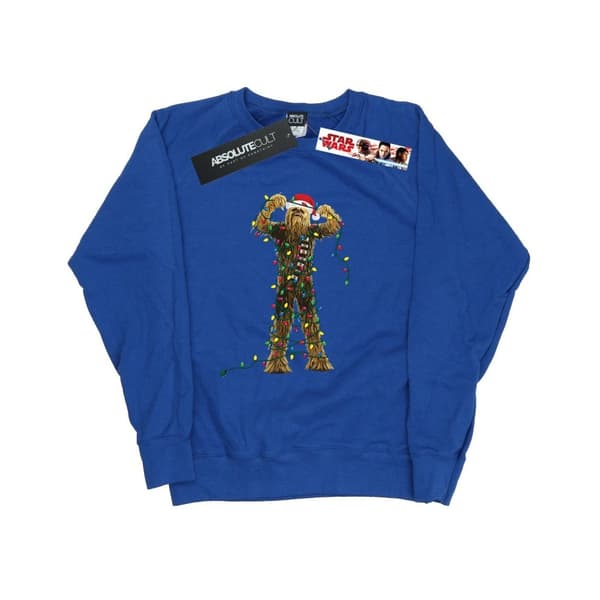 Star Wars Dam/Tjej Chewbacca Sweatshirt med julbelysning