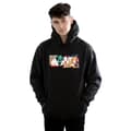 Miniatyrbilde 2 av 3: Marvel Mens Collage Logo Hoodie