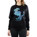 Miniatyrbild 3 av 5: Disney Princess Ariel - Sweatshirt med fylld silhuett för kvinnor/damer