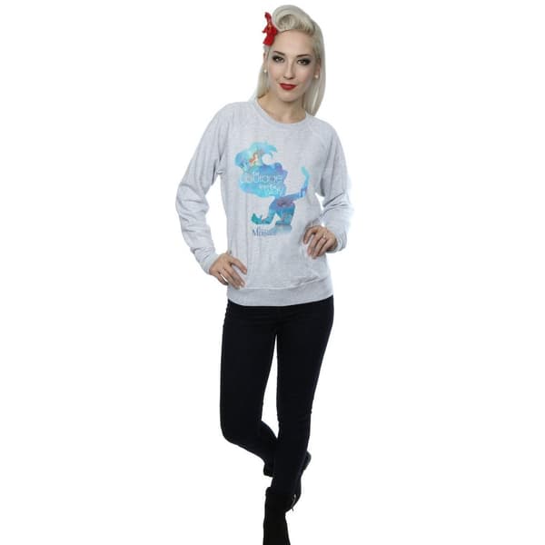 Disney Princess Ariel - Sweatshirt med fylld silhuett för kvinnor/damer