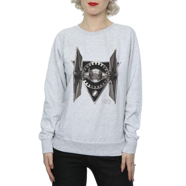 Star Wars Dam/Tjej The Last Jedi TIE Fighter Sweatshirt