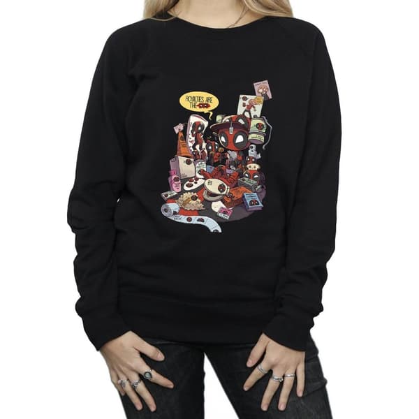 Marvel Womens/Ladies Deadpool Merchandise Royalties Sweatshirt