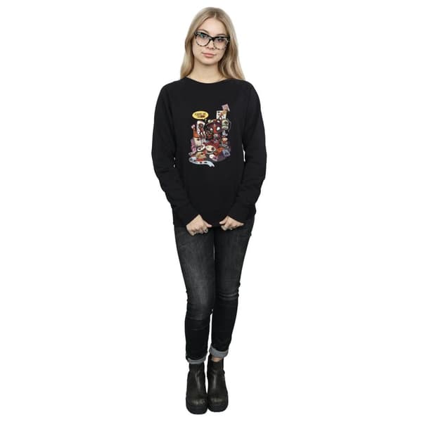 Marvel Womens/Ladies Deadpool Merchandise Royalties Sweatshirt