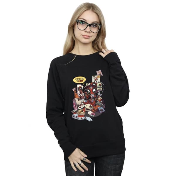 Marvel Womens/Ladies Deadpool Merchandise Royalties Sweatshirt