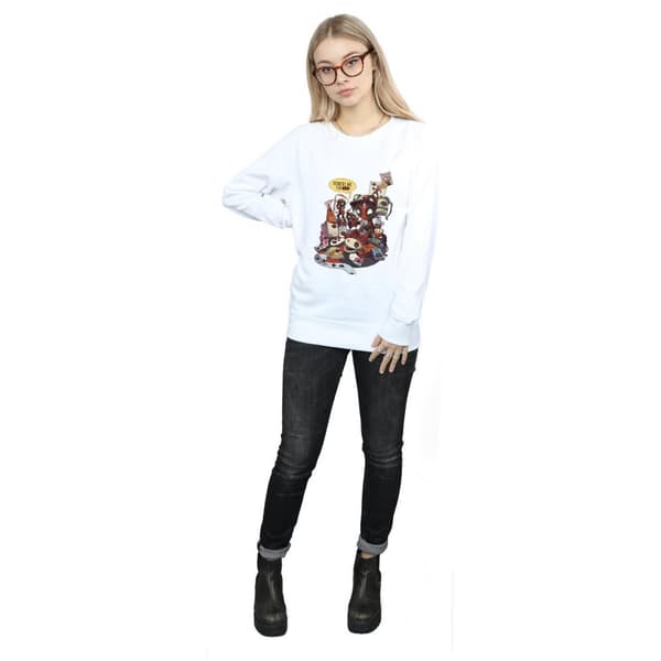 Marvel Womens/Ladies Deadpool Merchandise Royalties Sweatshirt