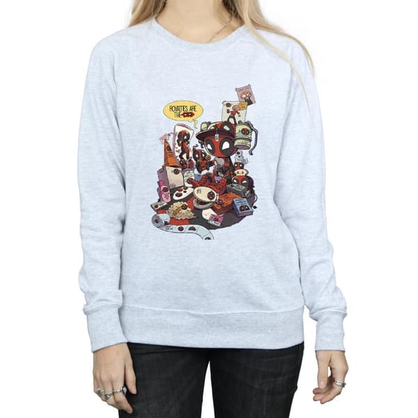 Marvel Womens/Ladies Deadpool Merchandise Royalties Sweatshirt