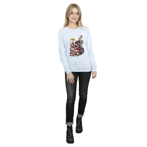 Marvel Womens/Ladies Deadpool Merchandise Royalties Sweatshirt