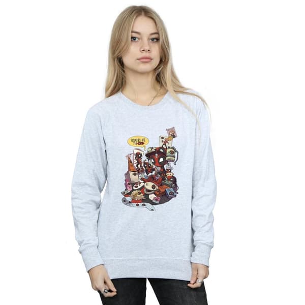 Marvel Womens/Ladies Deadpool Merchandise Royalties Sweatshirt