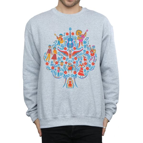 Disney Mens Coco Tree Pattern Sweatshirt