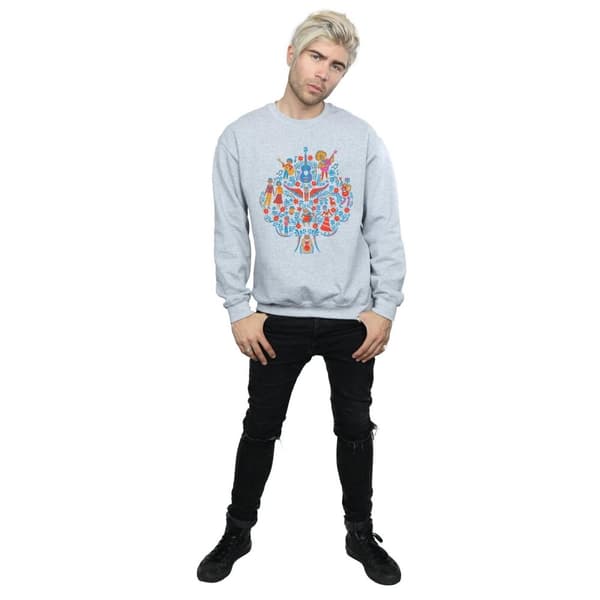 Disney Mens Coco Tree Pattern Sweatshirt