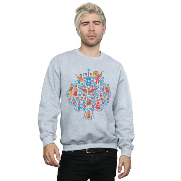 Disney Mens Coco Tree Pattern Sweatshirt