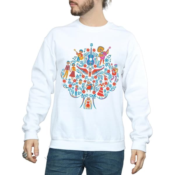 Disney Mens Coco Tree Pattern Sweatshirt