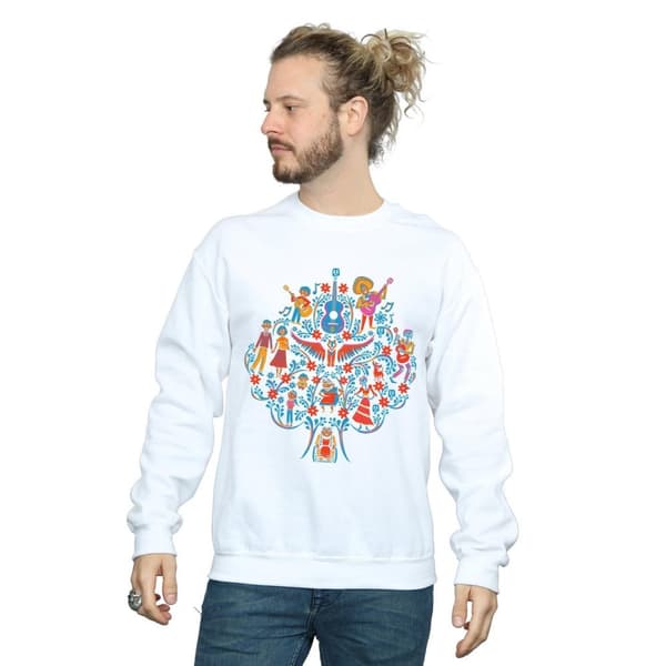 Disney Mens Coco Tree Pattern Sweatshirt
