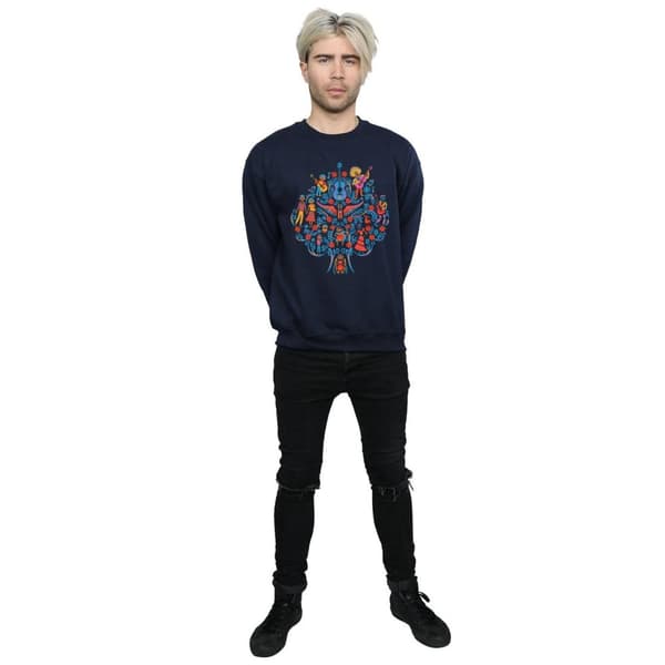 Disney Mens Coco Tree Pattern Sweatshirt