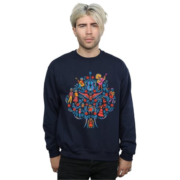 Disney Mens Coco Tree Pattern Sweatshirt