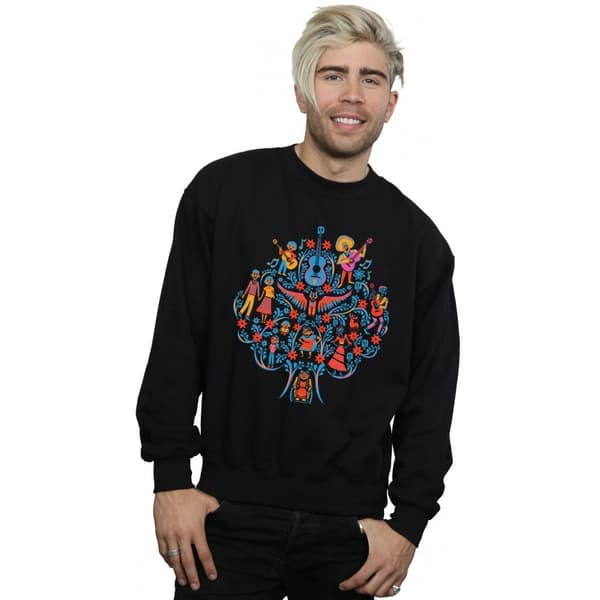 Disney Mens Coco Tree Pattern Sweatshirt