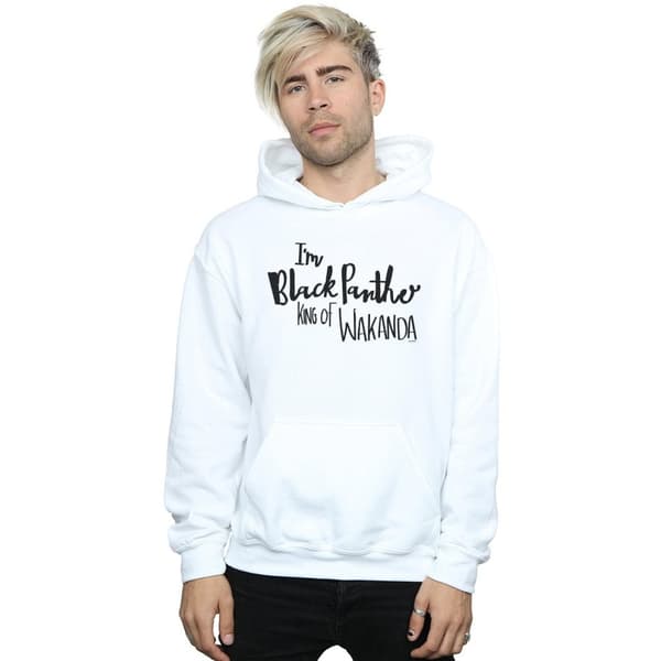 Marvel Mens I Am Black Panther Hoodie