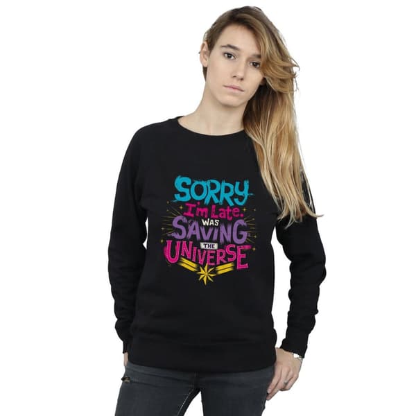 Marvel Womens/Ladies Captain Marvel Saving The Universe Sweatshirt