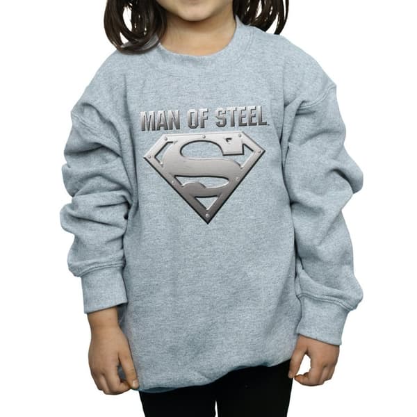 DC Comics Superman Man Of Steel Shield-tröja för flickor