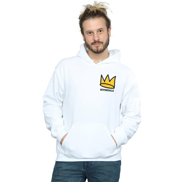 Riverdale Mens Crown Breast Print Hoodie