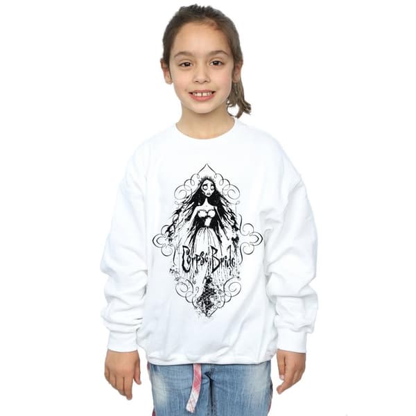 Corpse Bride Girls Sketched Bride Sweatshirt