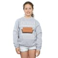 Miniatyrbillede 2 af 3: Friends Girls Fair Isle Couch Sweatshirt