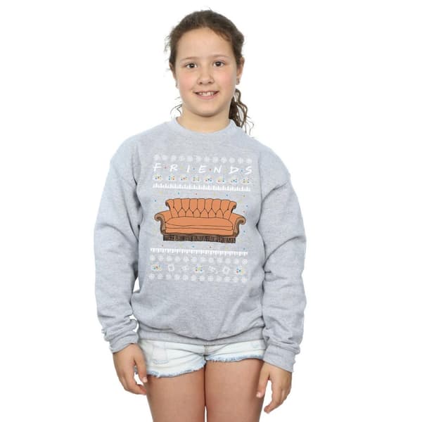 Friends Girls Fair Isle Couch Sweatshirt