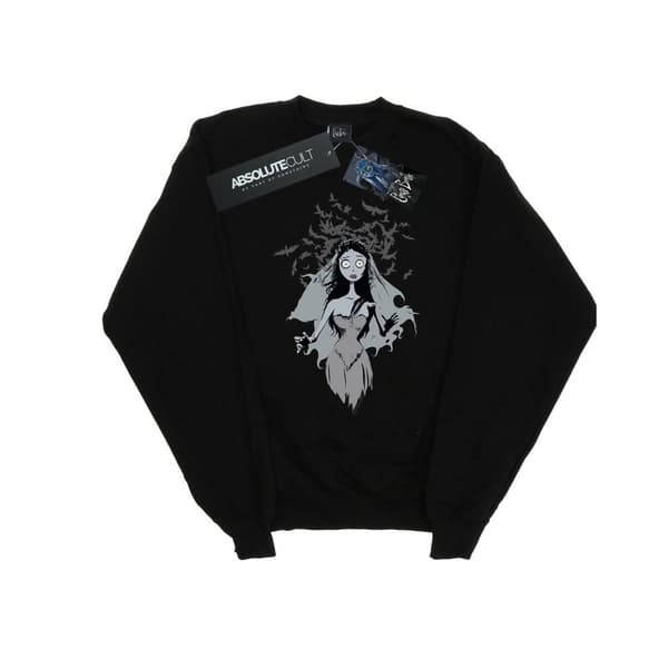 Corpse Bride Mens Crow Veil Sweatshirt