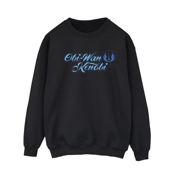 Star Wars Dam/Tjej - Obi-Wan Kenobi - Sweatshirt med fontband
