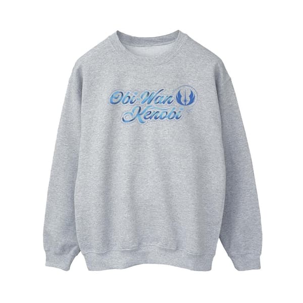 Star Wars Dam/Tjej - Obi-Wan Kenobi - Sweatshirt med fontband