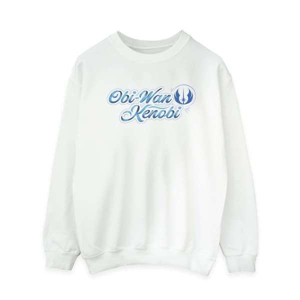 Star Wars Dam/Tjej - Obi-Wan Kenobi - Sweatshirt med fontband