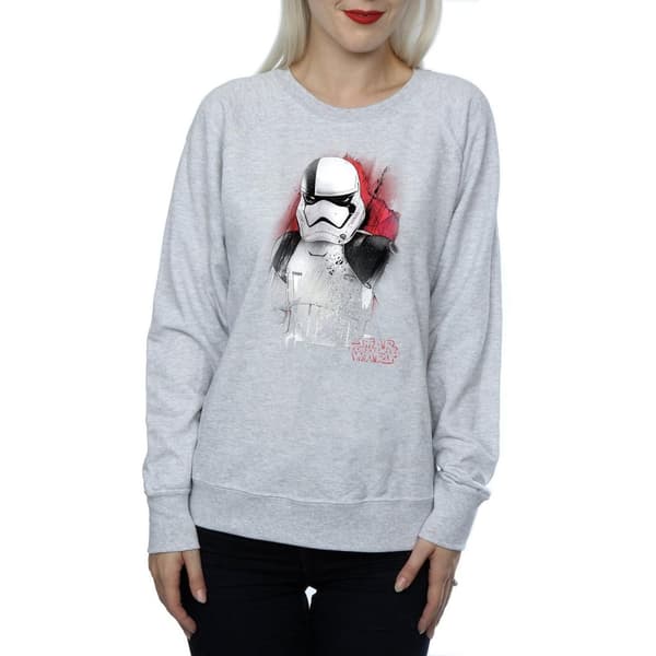 Star Wars Womens/Ladies The Last Jedi Stormtrooper Brushed Sweatshirt