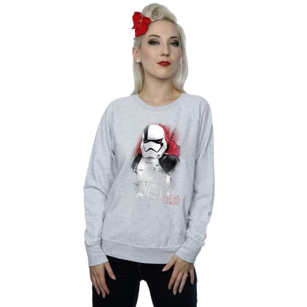 Star Wars Womens/Ladies The Last Jedi Stormtrooper Brushed Sweatshirt