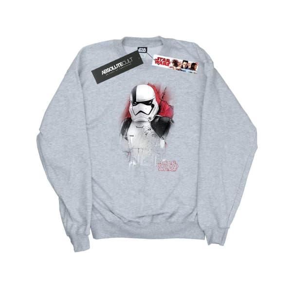 Star Wars Womens/Ladies The Last Jedi Stormtrooper Brushed Sweatshirt